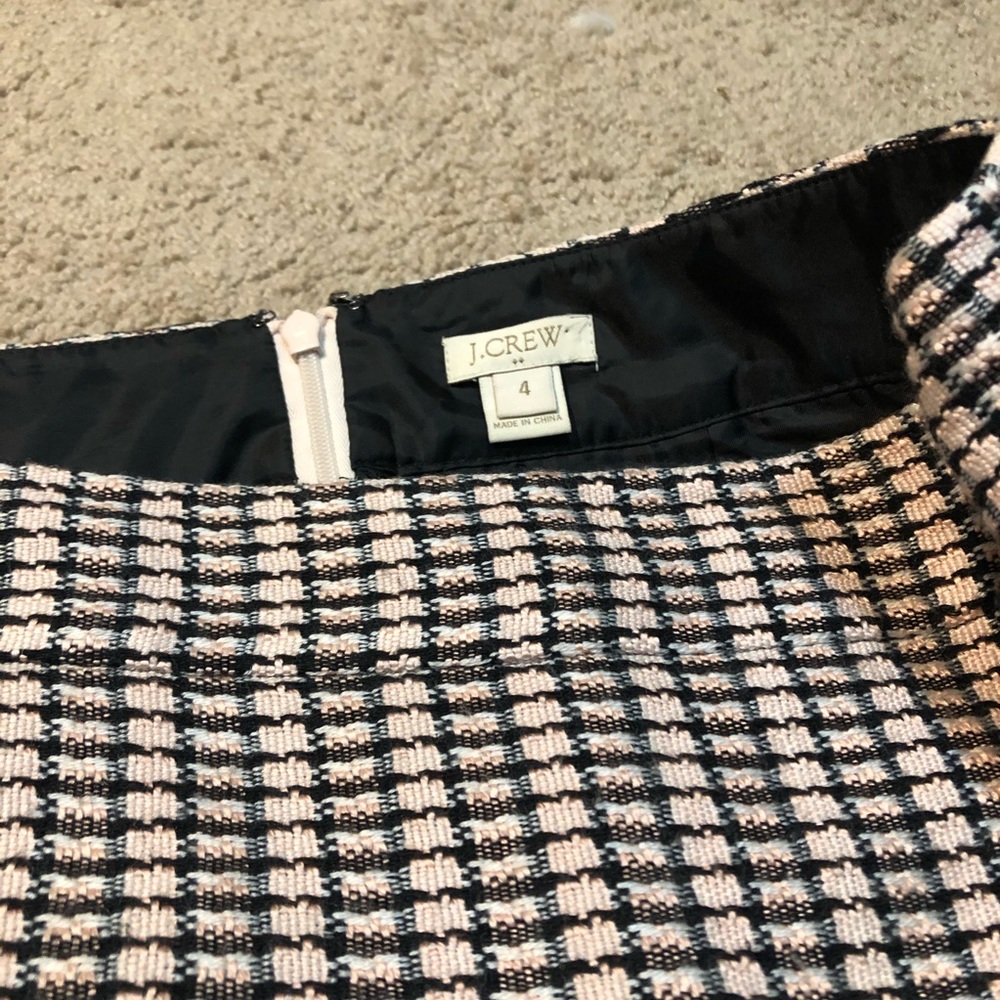 J. Crew Tweed Wrap Front Mini Skirt - Picture 2 of 4
